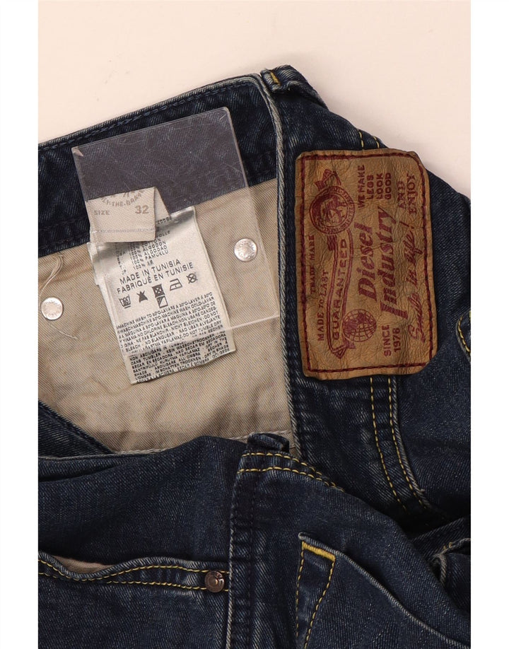 Diesel Herre Bootcut Jeans W32 L33 Blå Bomuld