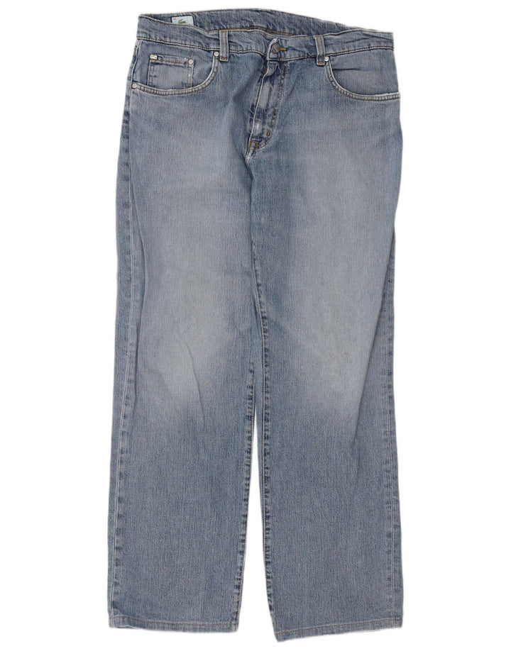 LACOSTE Straight jeans til mænd Suze 46 Large W36 L31 Blå