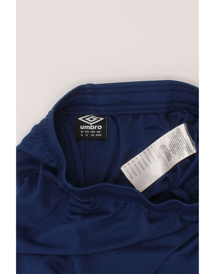 Umbro Boys Sports Shorts 11-12 År Large Navy Blue Polyester