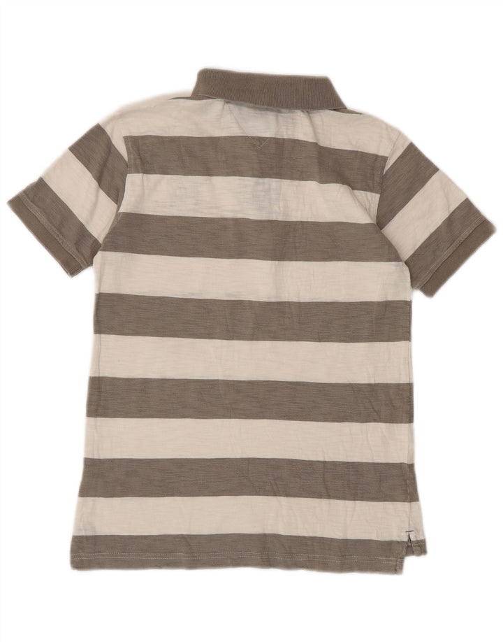 Tommy Hilfiger Boys Rugby Polo Shirt 12-13 år Mellem grå stribet