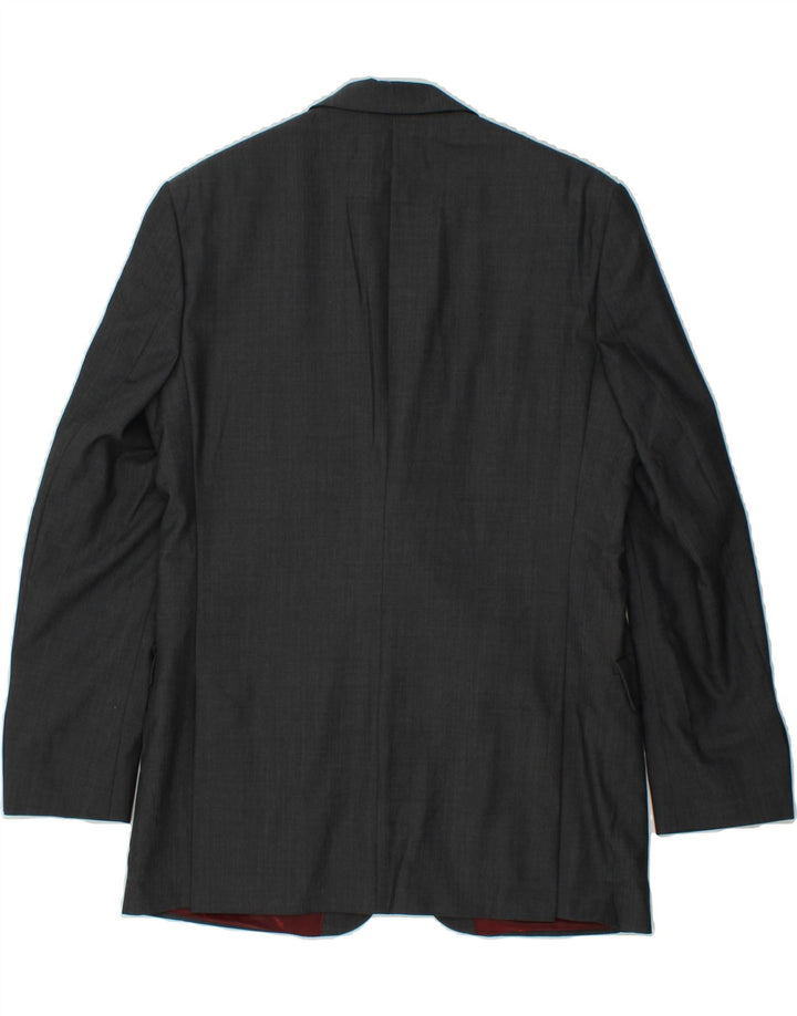 PIERRE CARDIN Mens 2 Button Blazer Jacket UK 40 Large Grey Polyester Vintage Pierre Cardin and Second-Hand Pierre Cardin from Messina Hembry 