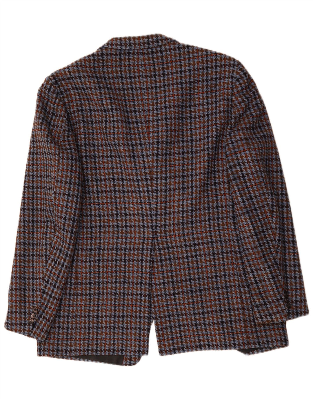 Breilling Herre 3 Button Blazer Jacket UK 40 Large Multicolor Houndstooth