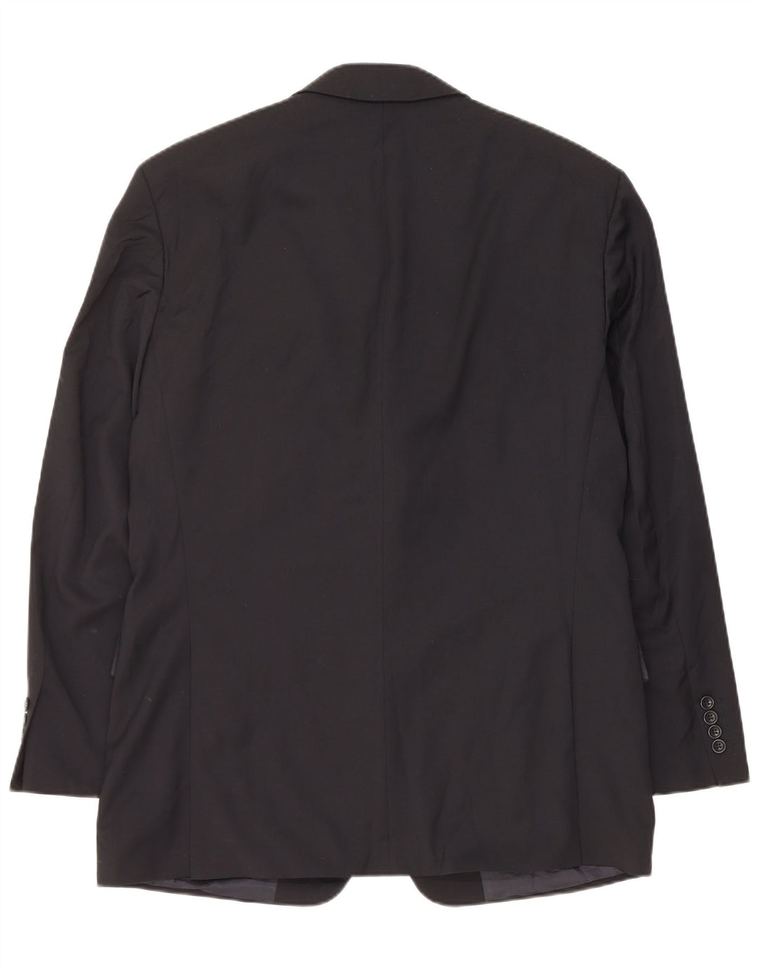 Hugo Boss Herre 3-knaps blazerjakke EU 50 Large Navy Blue Virgin Wool