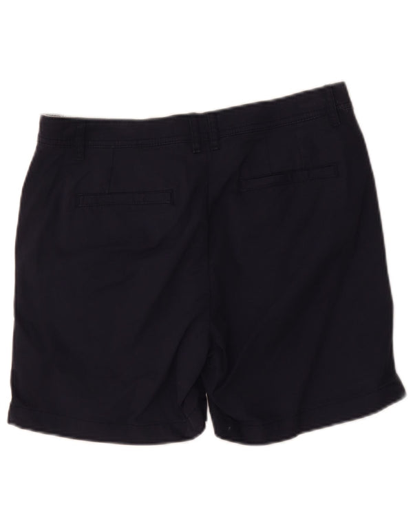 Fat Face Womens Padstow Chino Shorts UK 10 Small W30 Navy Blue Cotton