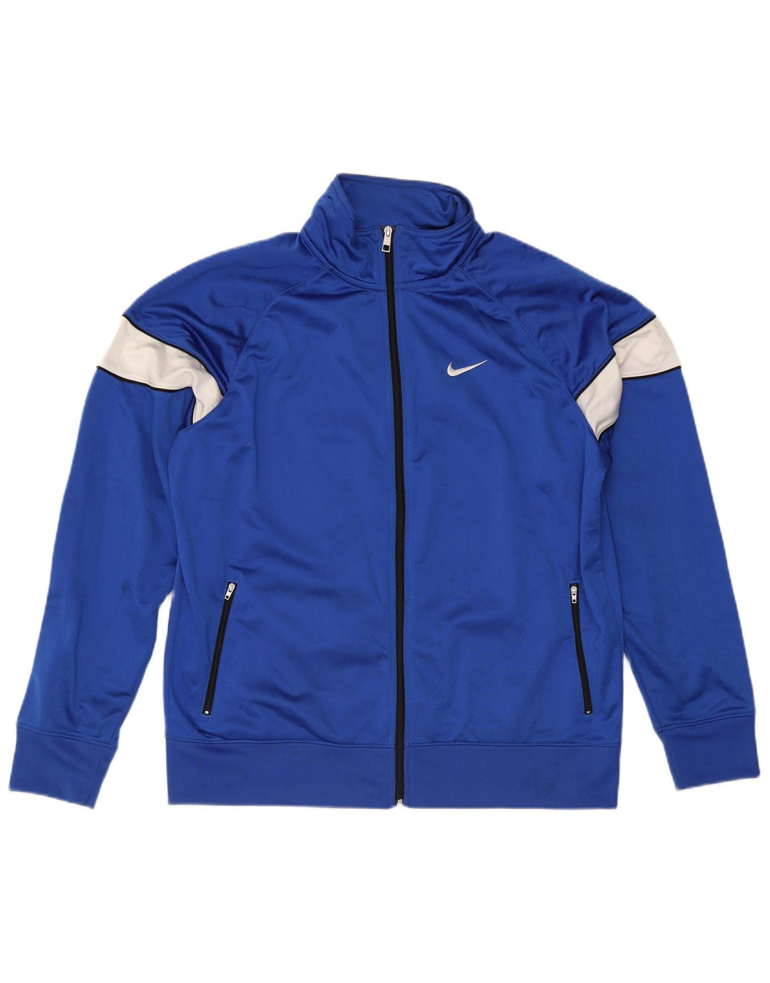 Nike træningsdragt topjakke til mænd XL Blå Colourblock Polyester