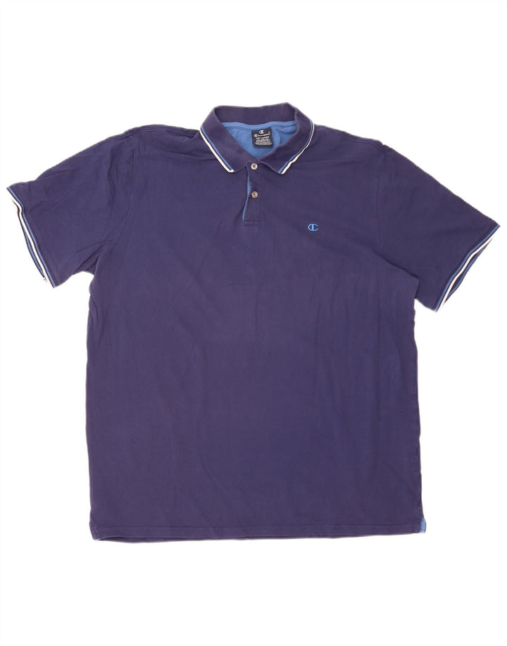 CHAMPION Polo skjorte til mænd 4XL marineblå bomuld
