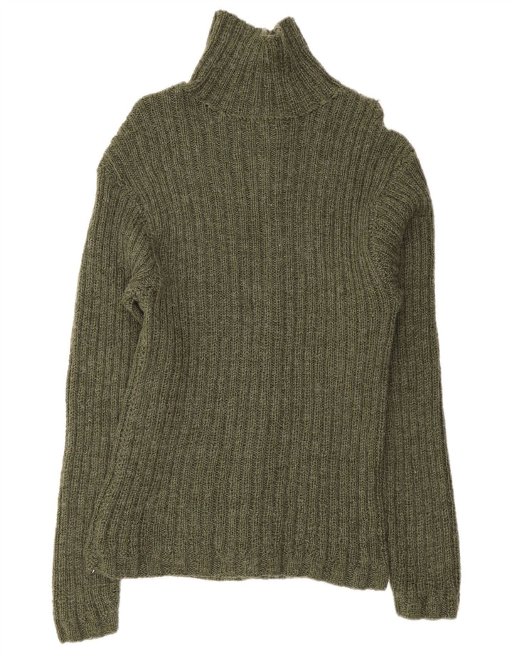 Vintage herre cardigan sweater lille grøn
