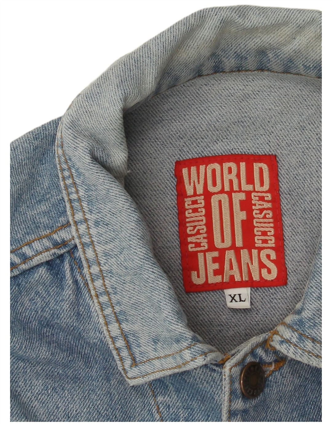 CASSUCI Herre denimjakke UK 42 XL Blå Bomuld