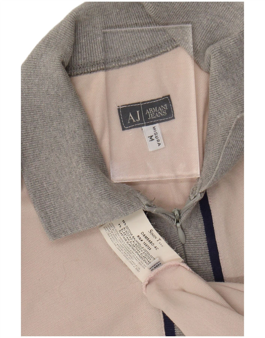 ARMANI JEANS Poloshirt til mænd Medium Pink Bomuld