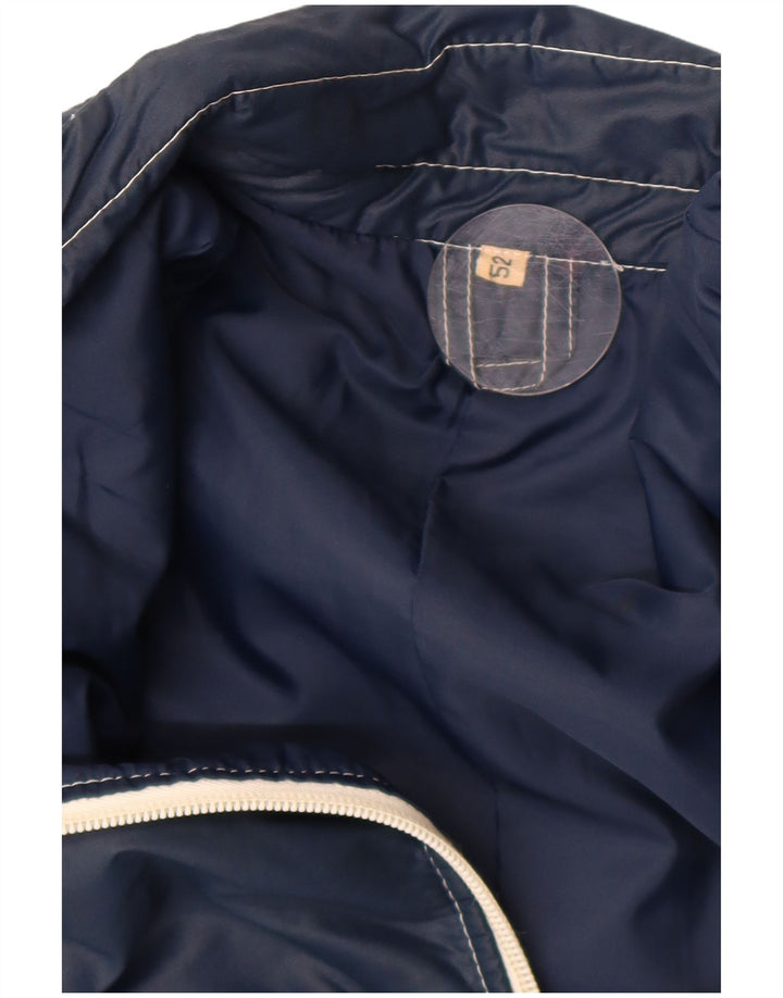 Vintage bomberjakke til mænd IT 52 XL Marineblå Colourblock