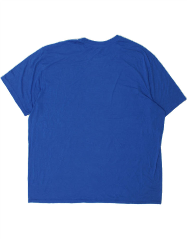 STARTER Mens Training T-Shirt Top 2XL Blue Polyester Vintage Starter and Second-Hand Starter from Messina Hembry 