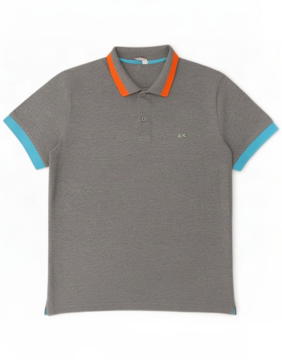 Sun68 Poloshirt til mænd Medium Grå Bomuld