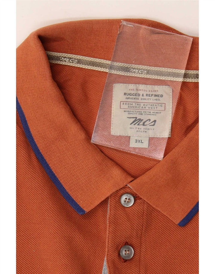 Marlboro Classics Polo Shirt til mænd 3XL Brun Stribet