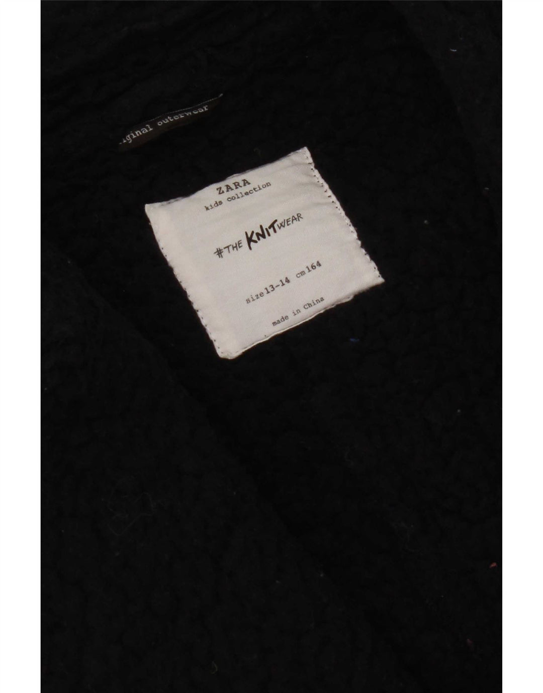 Zara Boys Pea Coat 13-14 år Navy Blue Colourblock