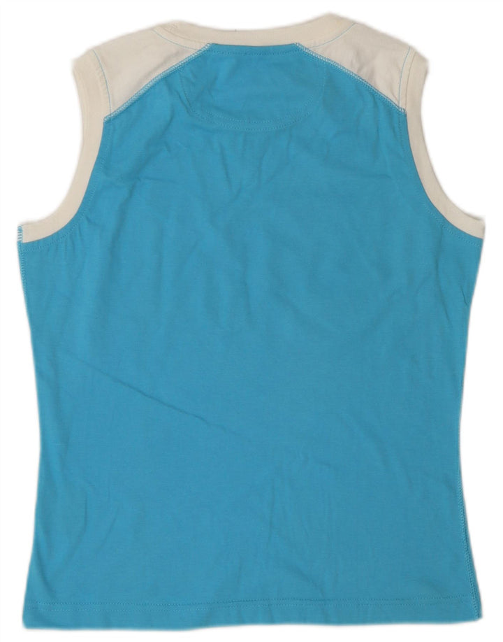 Champion Womens Heritage Classics Grafisk Vest Top UK 12 Medium Blue