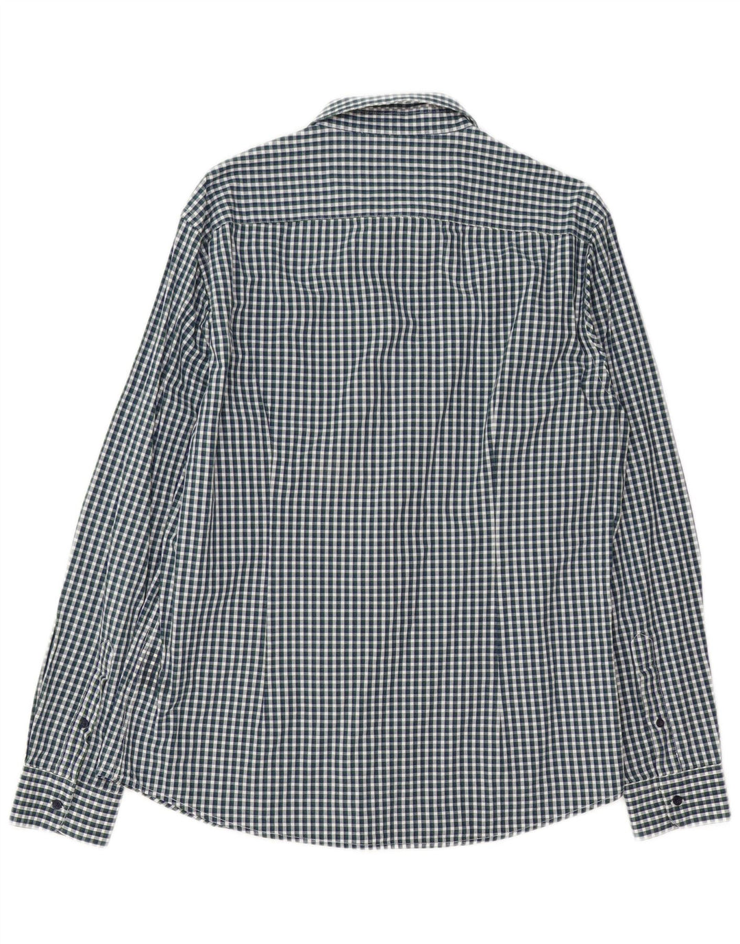 Trussardi Jeans Herreskjorte str. 42 Stor flerfarvet Gingham