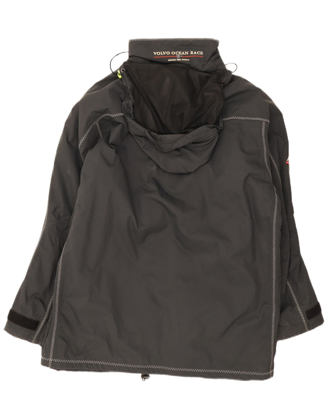 Musto Herre Hooded Windbreaker Jacket UK 40 Large Black Nylon