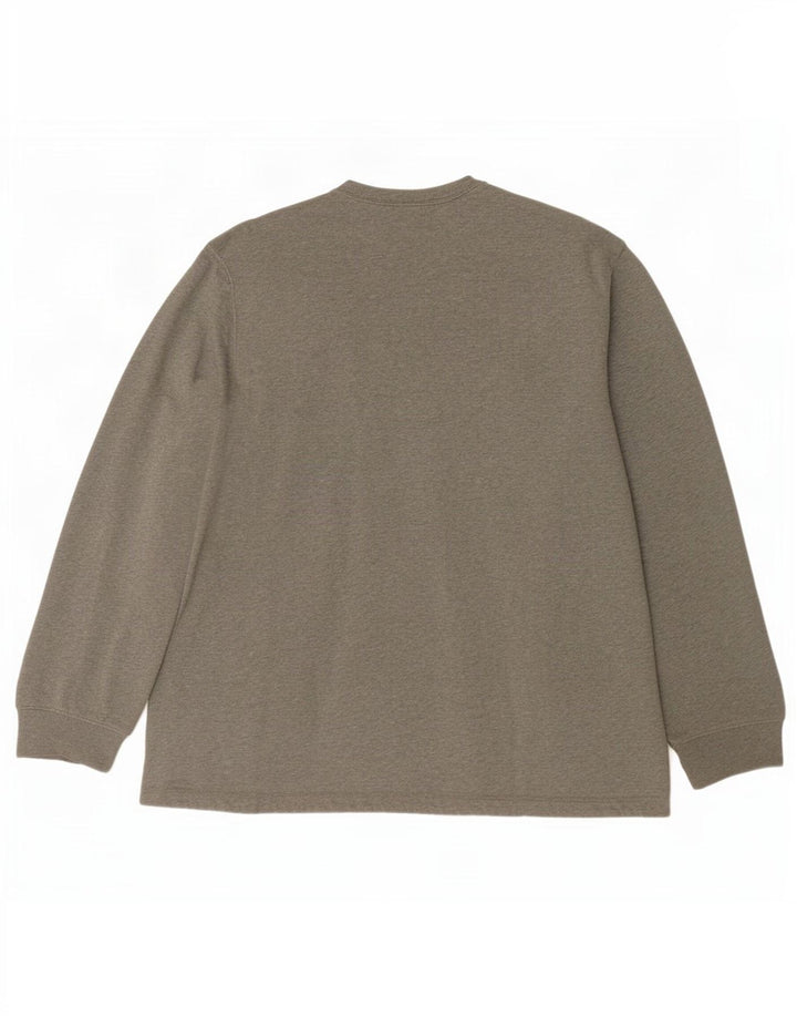 Dkny Herre Grafisk Sweatshirt Jumper Stor Grå Bomuld