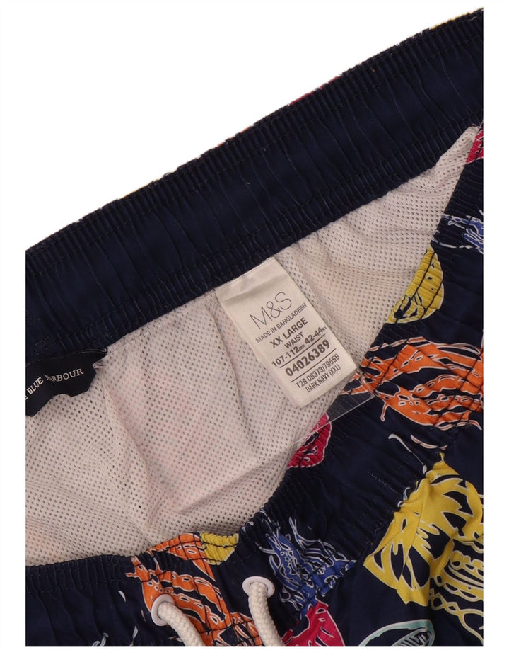 Marks & Spencer Herre Blue Harbor svømmeshorts 2XL Navy Blue