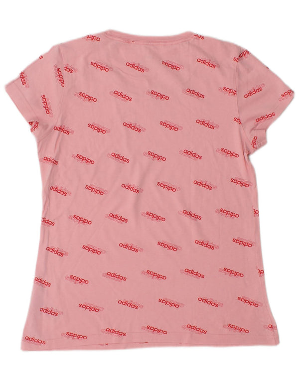 Adidas piger grafisk t-shirt top 14-15 år Pink bomuld