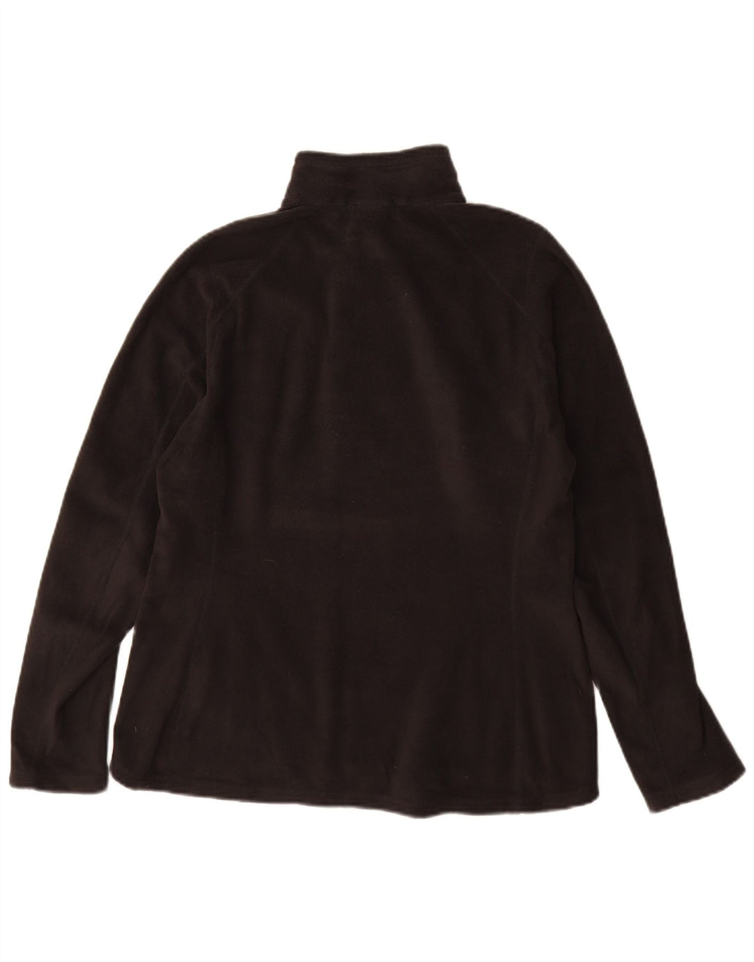 THE NORTH FACE Fleecetrøje med lynlås til kvinder UK 14 Medium Sort Polyester