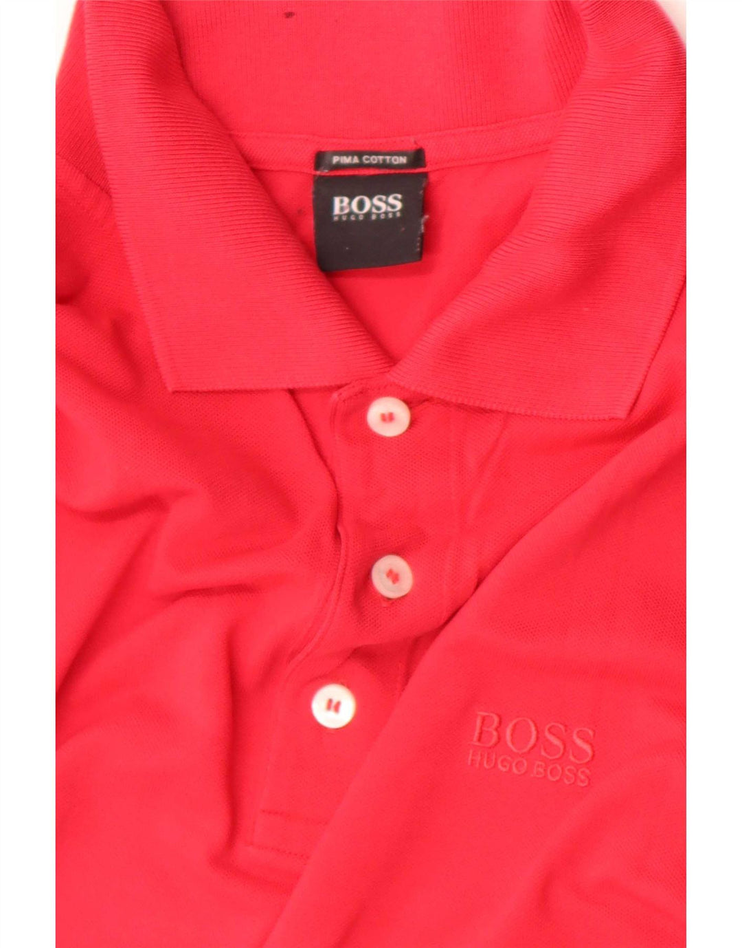 Hugo Boss Herre Polo Shirt Large Red