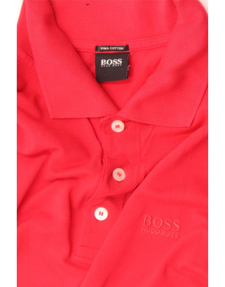 Hugo Boss Herre Polo Shirt Large Red