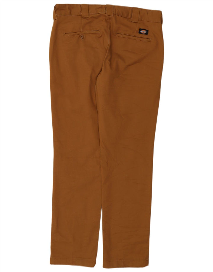 Dickies Herre Slim Fit Chino Bukser W33 L32 Brun Polyester