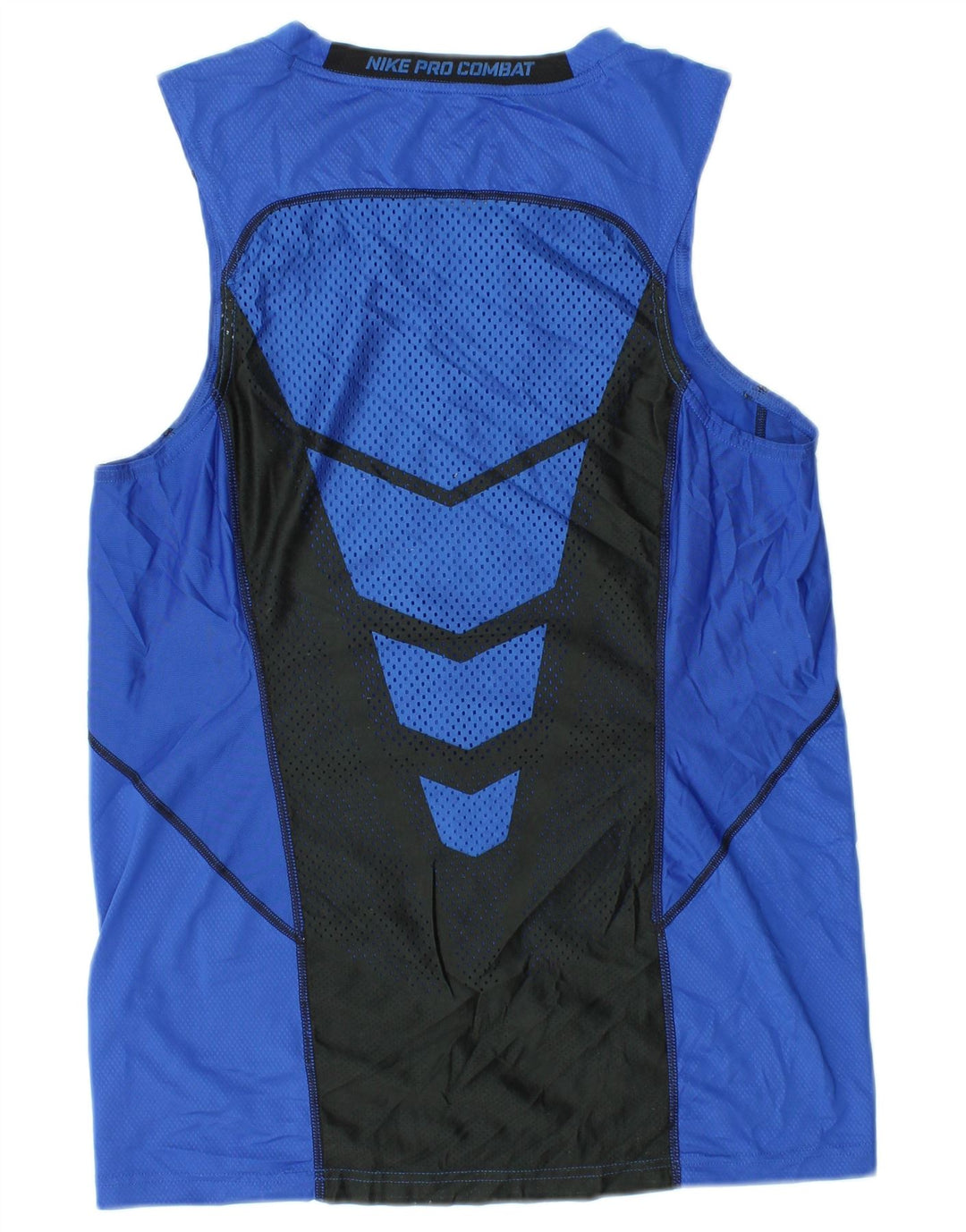 Nike Grafisk T-shirt top mellemblå, farveblok polyester