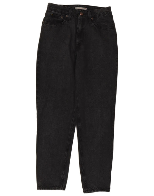 Levi's Dame Mom Tapered Jeans W26 L28 Grå Bomuld 80'erne