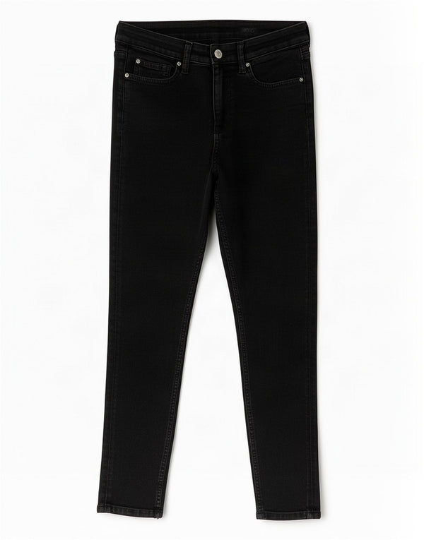Marks & Spencer Womens The Ivy Skinny Jeans UK 12 Medium W30 L28 Black