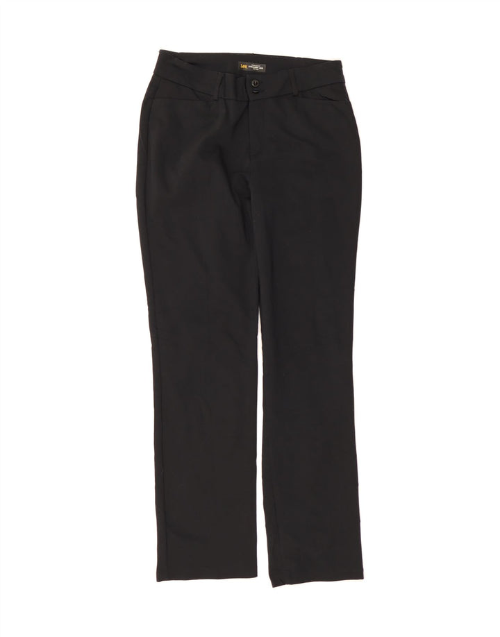 LEE Womens Mid Rise Regular Casual Trousers US 10 Large W30 L30 Black Vintage Lee and Second-Hand Lee from Messina Hembry 