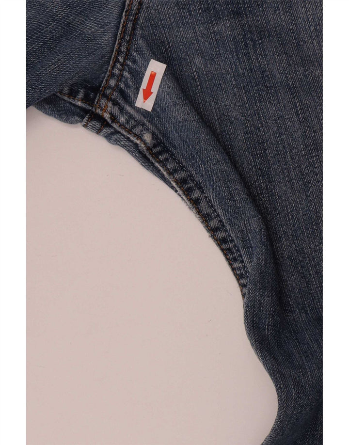 Levi's herre cropped straight jeans W38 L26 blå bomuld
