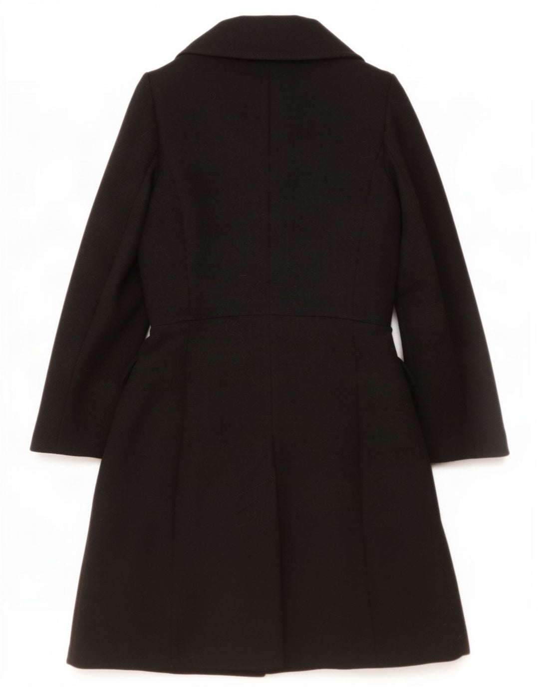 Max & Co. Overfrakke til kvinder UK 10 Small Black Acetate