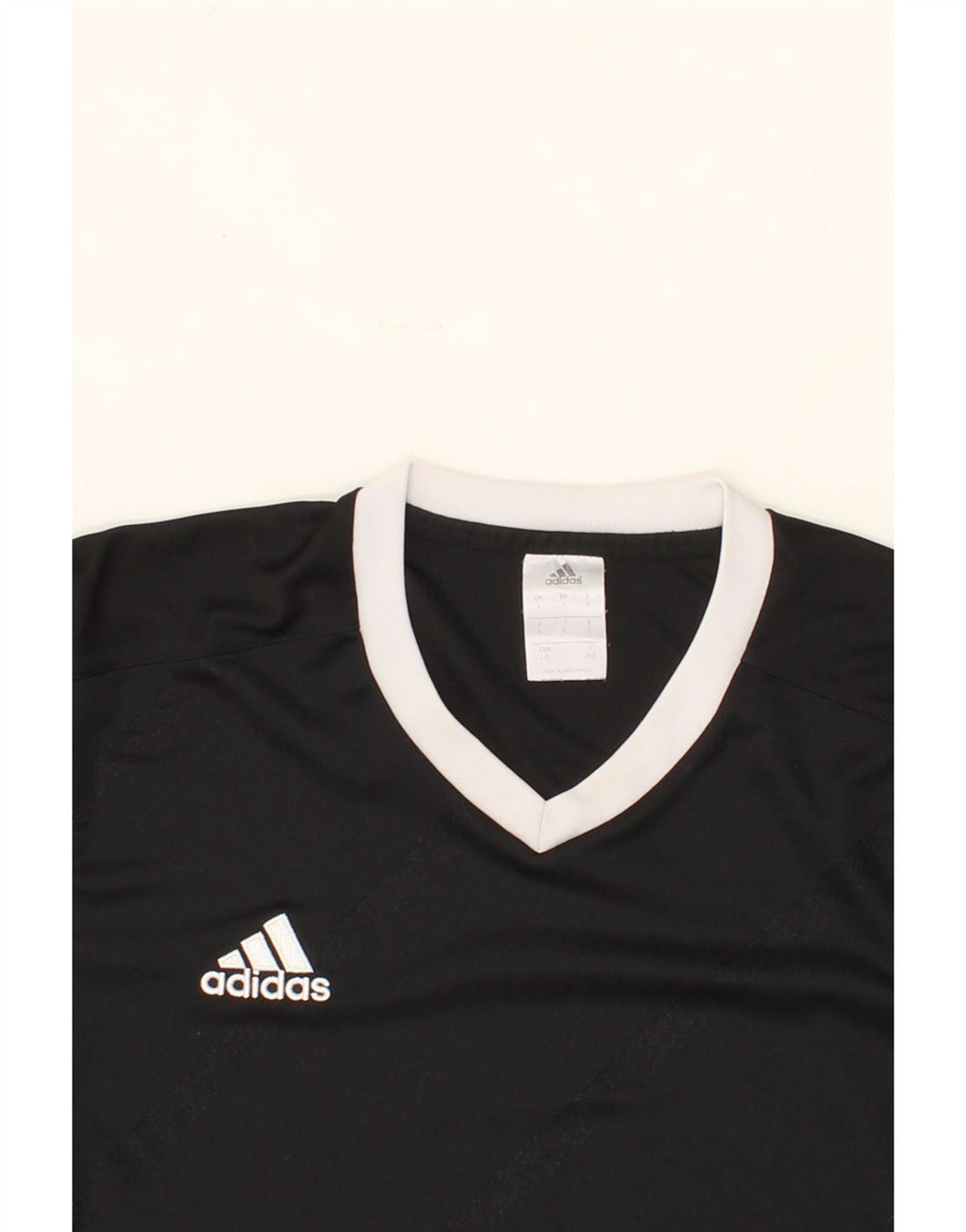 ADIDAS Mens Climalite T-Shirt Top Large Black Polyester Vintage Adidas and Second-Hand Adidas from Messina Hembry 