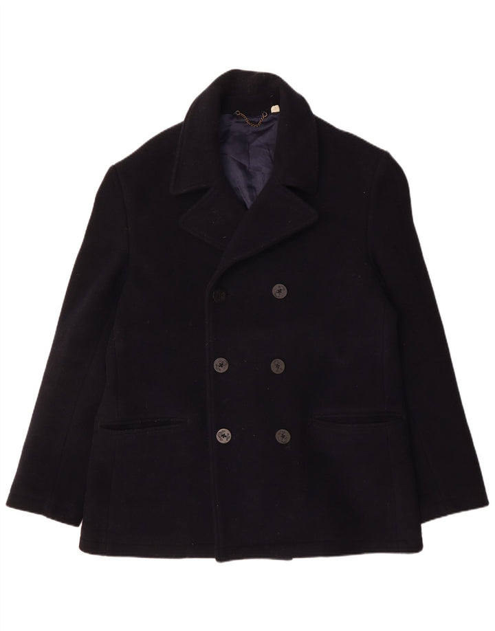 JACK WILLS Herre Pea Coat UK 42 XL Navy Blue