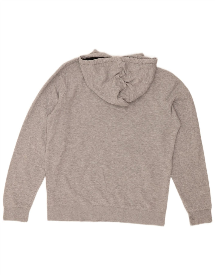 Jack & Jones Grafisk hættetrøje til mænd, stor grå farveblok