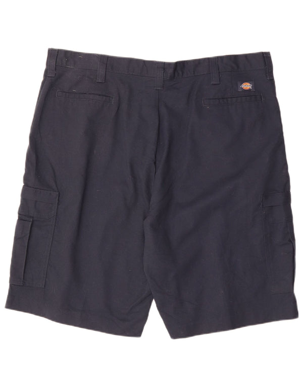 DICKIES Herre Cargo Shorts W42 2XL Navy Blue Polyester