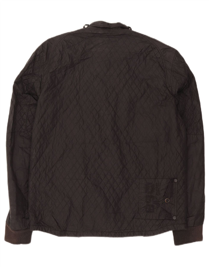 Jack & Jones Herre quiltet jakke UK 44 2XL Grå Nylon
