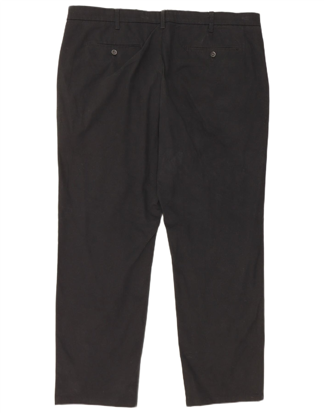 Marks & Spencer Herre Regular Fit Chinobukser W42 L31 Sort bomuld