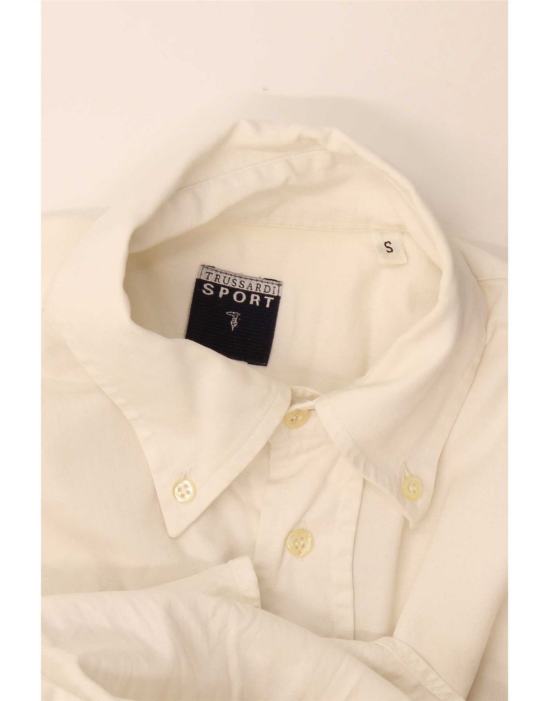 Trussardi herreskjorte lille hvid