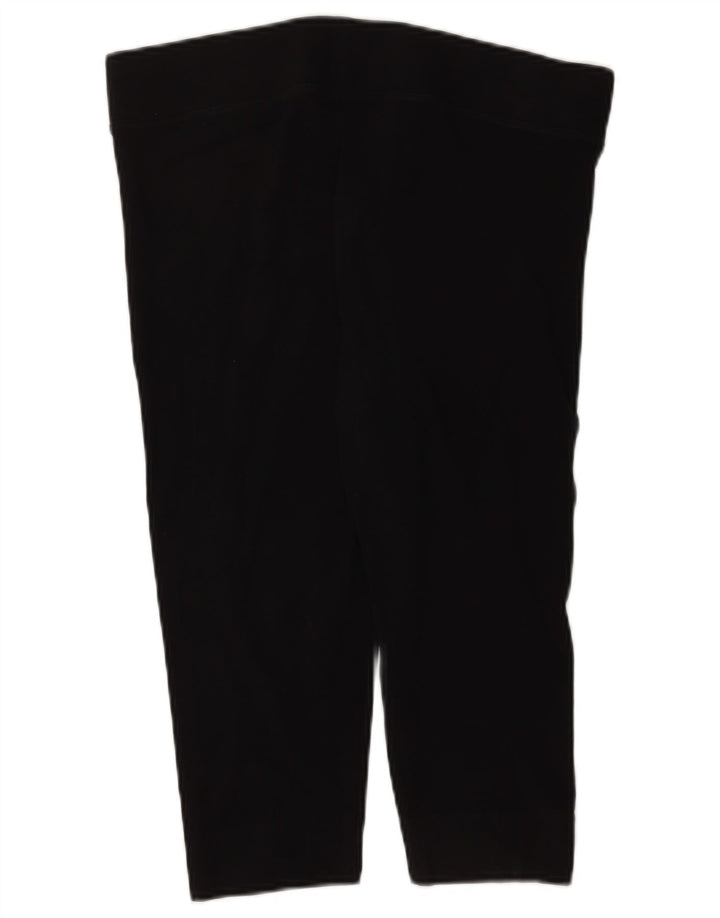 Marks & Spencer Dame Capri Leggings UK 16 Large Black Bomuld
