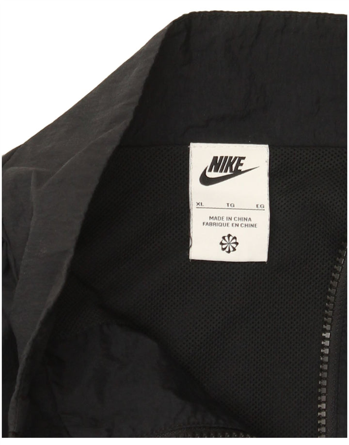 Nike Herre Grafisk Loose Fit træningsdragt Topjakke XL Sort