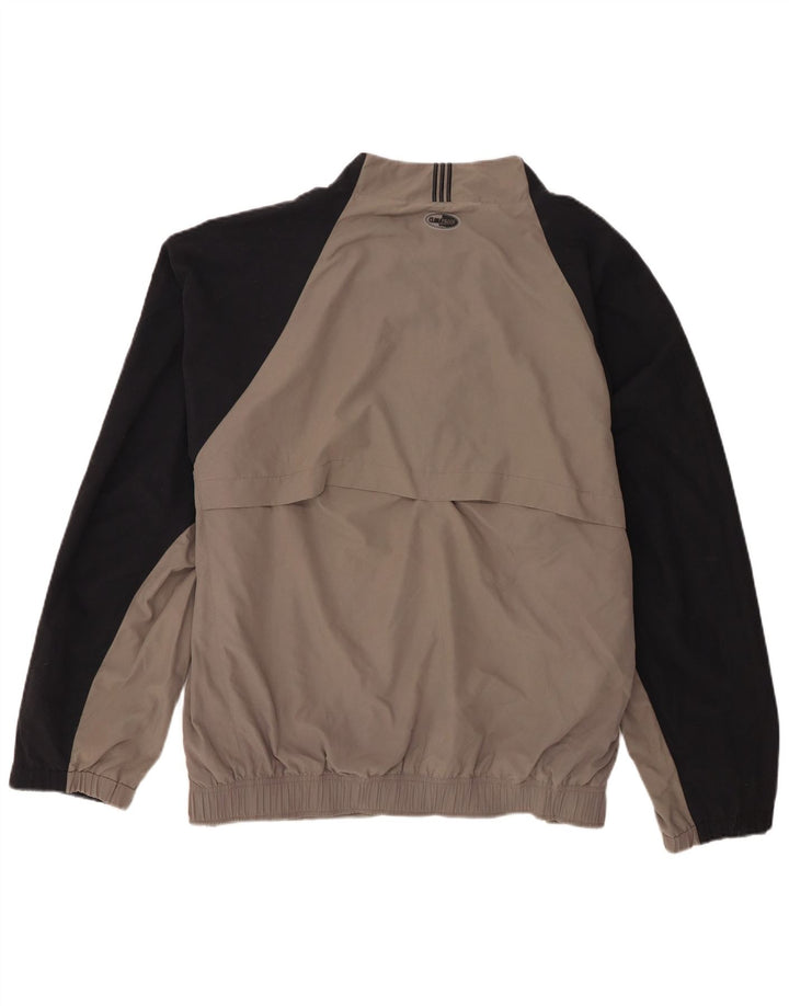 Adidas Pullover med lynlås til herrer træningsdragt Top XL Grå Colourblock Polyester