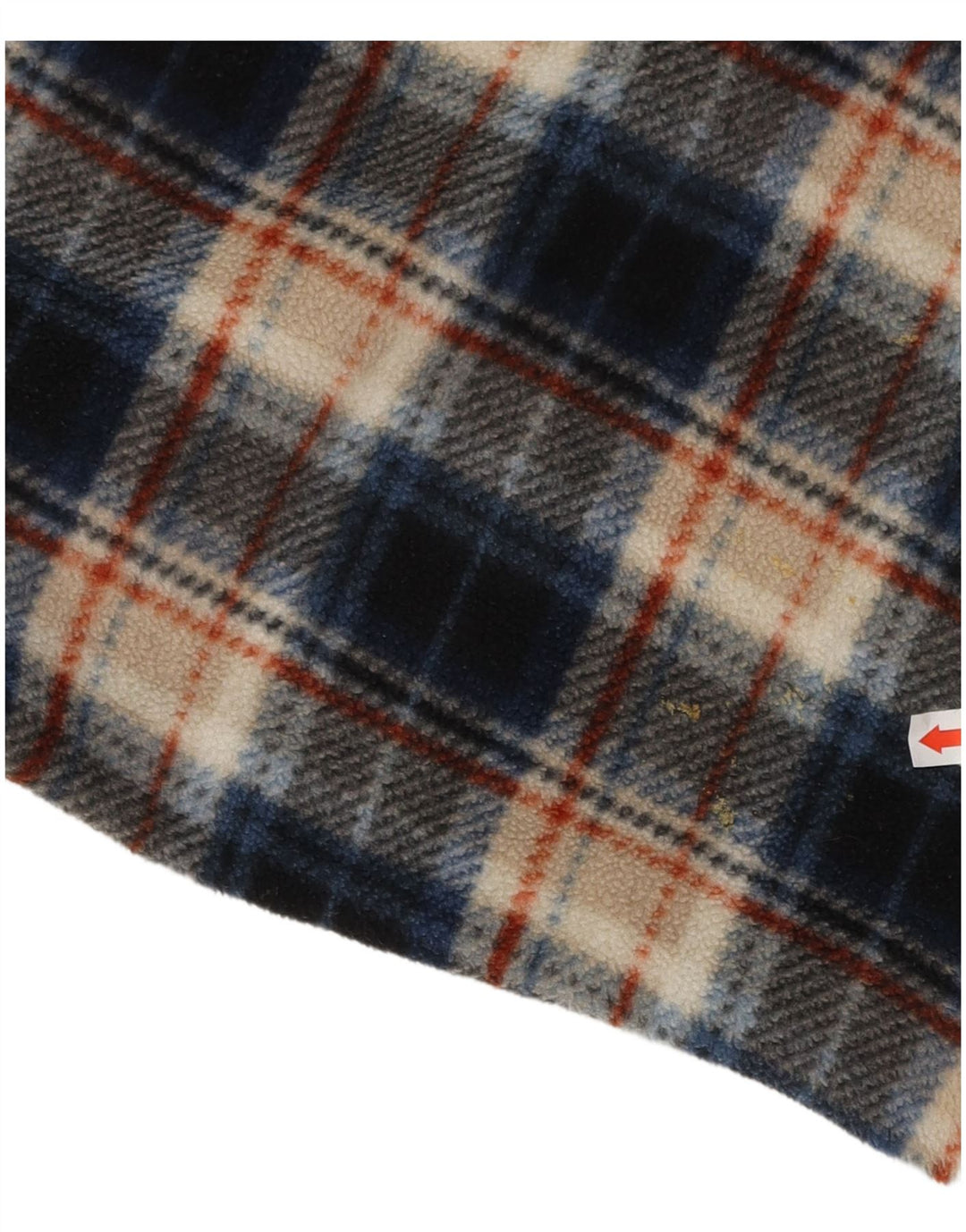 ATLAS TIL MÆND Herre Fleeceskjorte 3XL Blå Ternet Polyester