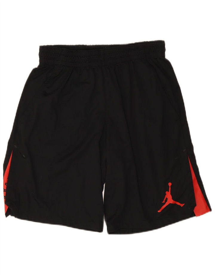 Jordan Herre Dri Fit sportsshorts Large Black Colourblock Polyester