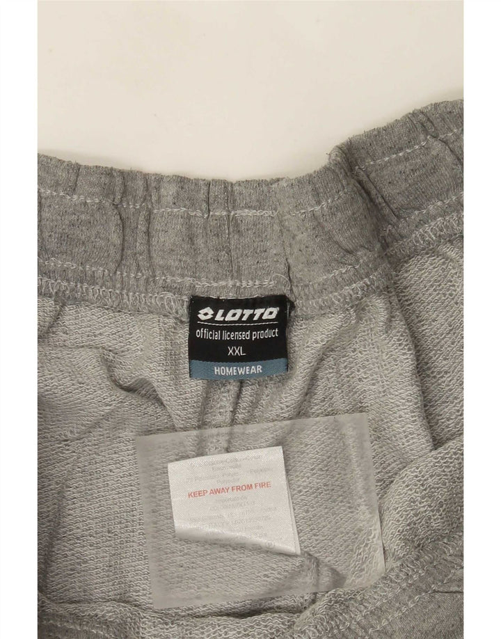 Lotto Herre Sportshorts 2XL Grå Bomuld
