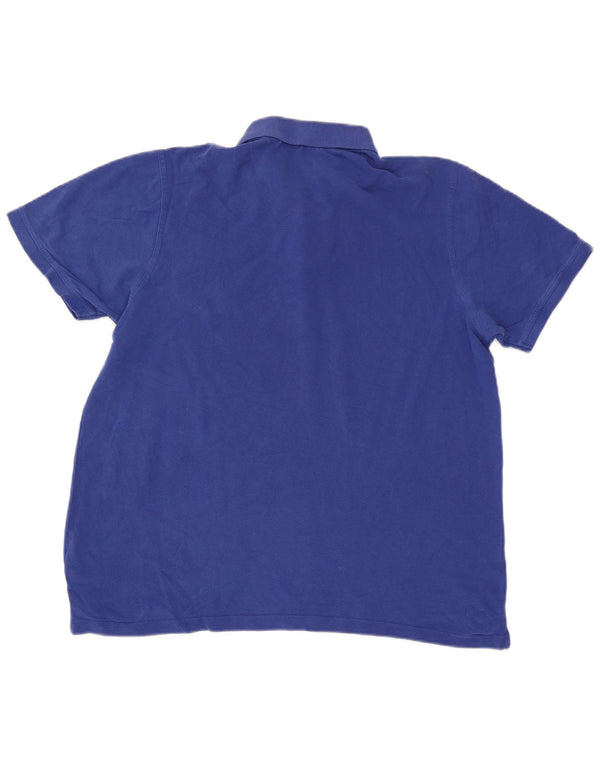 Pierre Cardin Herre Regular Fit Polo Shirt XL Blå Bomuld