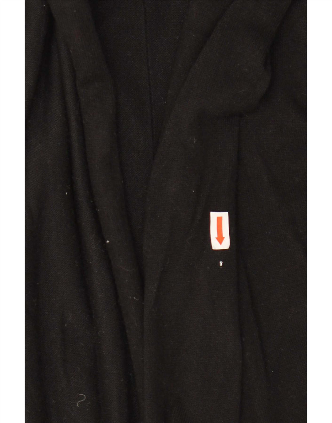 Zara Womens Open Cardigan Sweater UK 10 Small Black Viscose