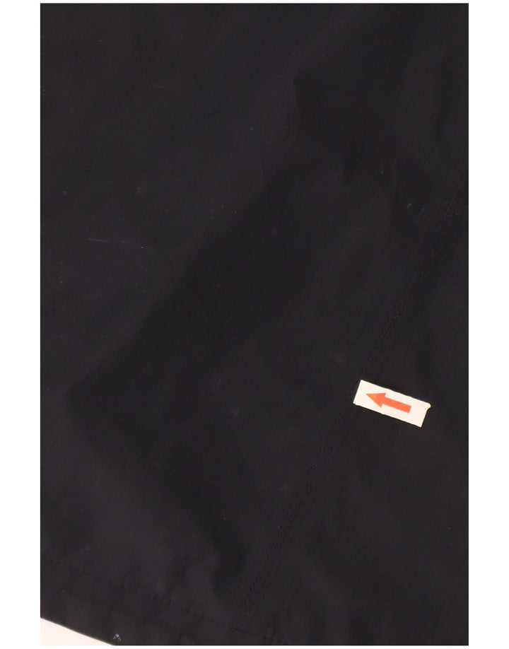 Barbour Dame Hooded Parka Jacket UK 14 Large Navy Blue Polyester